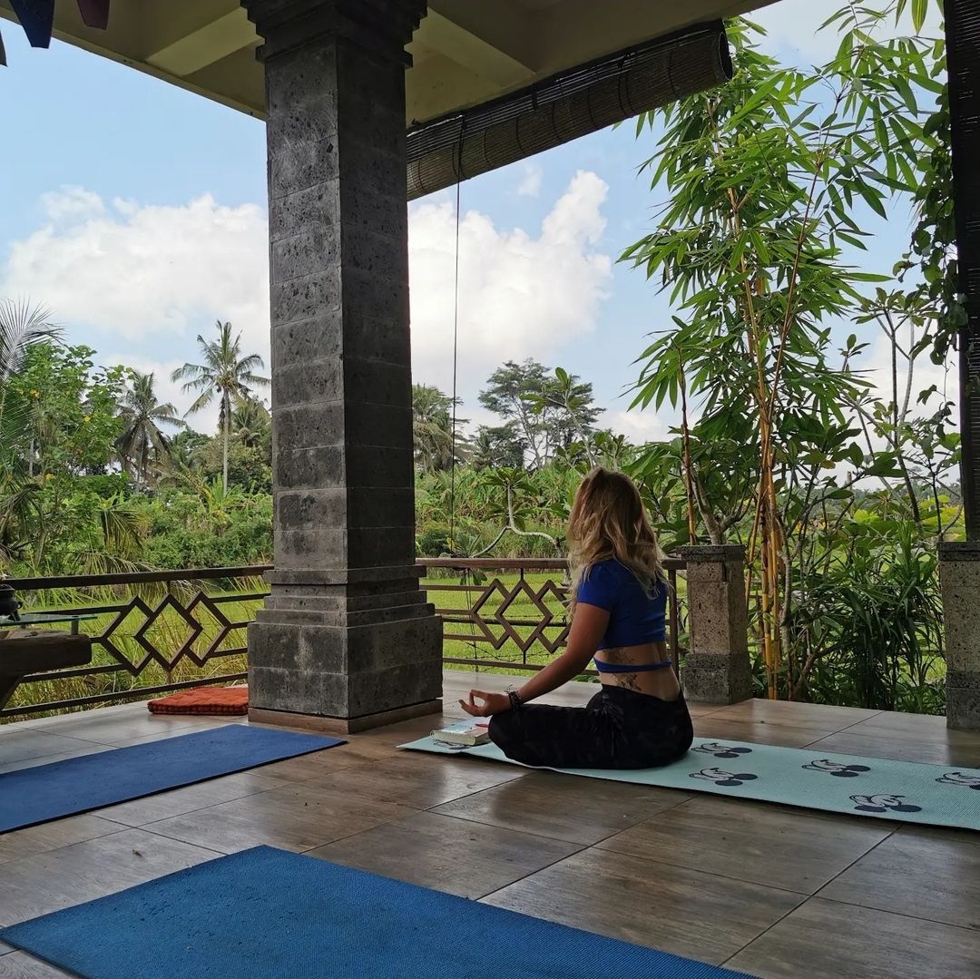 Meditating in Ubud, Bali